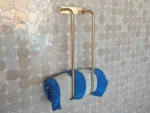 Unlacquered Brass Towel Rack, Wall-Mounted Bathroom Towel Holder, Solid Brass Organizer with Vintage Patina, Custom Size Option - Image 5