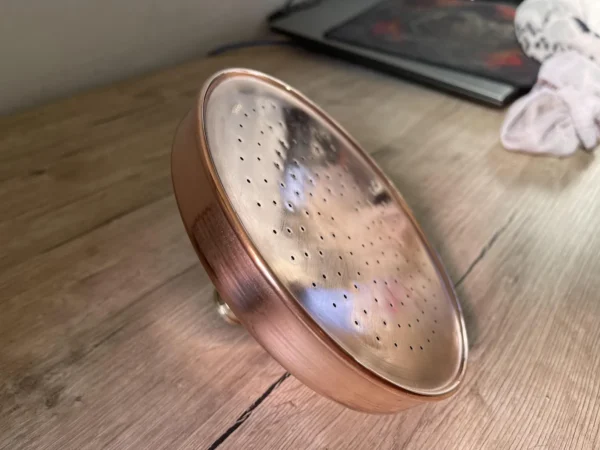 Handcrafted Solid Copper Shower Head – Outdoor & Indoor Use - Image 10